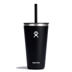 Hydro Flask 28 Oz All Around Tumbler Straw Lid Black