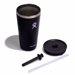 Hydro Flask 28 Oz All Around Tumbler Straw Lid Black