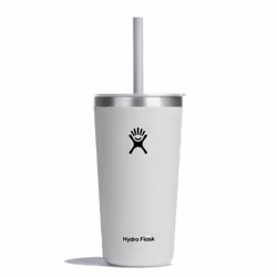 Hydro Flask 20 Oz All Around Tumbler Straw Lid White