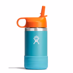 Hydro Flask 12 Oz Kids Wide Mouth Straw Cap and Boot Seaspray
