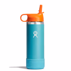 Hydro Flask 18 Oz Kids Wide Mouth Straw Cap And Boot Seaspray