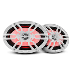 DS18 Hydro NXL-69 - High End Coaxial Speaker Pair - 2-Way Marine Speaker with Integrated RGB Lights - 375 Watt Car Audio System - Water Resi