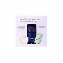 NEW Owlet Dream Sock - Smart Baby Monitor - Track Live Pulse (Heart) Rate, Oxygen in Infants - Mint