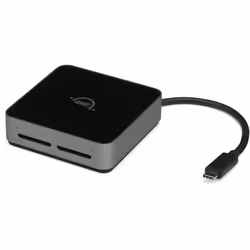 OWC Atlas, SD, SDXC, Black, 2400 Mbit/s, Activity, Yes, USB 3.2 Gen 2 (3.1 Gen 2) Type-C, 80 mm