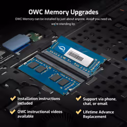 OWC 32GB (2X16GB) DDR4 RAM Compatible with Synology DiskStation DS723+ and DS923+ NAS System 2666MHz PC4-21300 CL19 ECC Unbuffered SODIMM 2Rx8 1.2V Me