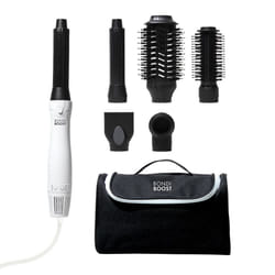 BONDIBOOST Everlast Airstyler Styling Brush, 6 Head Styling Tool for Salon Quality Hair with Ceramic Attachments + Versatile Heat & Airflow Settings +