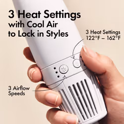 BONDIBOOST Everlast Airstyler Styling Brush, 6 Head Styling Tool for Salon Quality Hair with Ceramic Attachments + Versatile Heat & Airflow Settings +