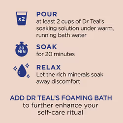 Dr Teal's Pure Epsom Salt  Shea Butter & Almond  3 lbs (Pack of 4) (Packaging May Vary)