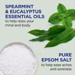 Dr Teal's Foaming Bath with Pure Epsom Salt  Relax & Relief with Eucalyptus & Spearmint  34 fl oz (Pack of 2)