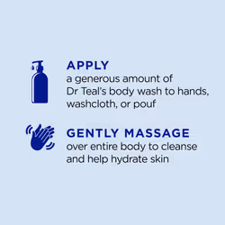 Dr Teal's Body Wash with Pure Epsom Salt  Daytime/Nighttime with Vitamin C & Sleep Blend  24 fl oz (Pack of 2)