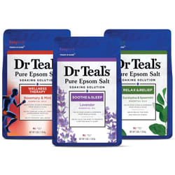 Dr Teal's Pure Epsom Salt Lavender  Eucalyptus & Wellness Trio  3 Count - 9lbs Total