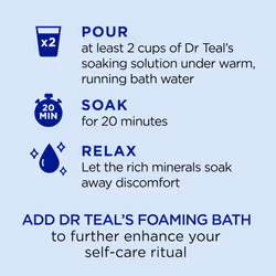 Dr Teal's Pure Epsom Salt Lavender  Eucalyptus & Wellness Trio  3 Count - 9lbs Total