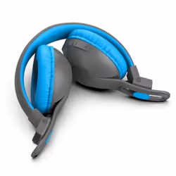JLab JBuddies Studio 2 Headset Wired & Wireless Head-band Calls/Music USB Type-C Bluetooth Blue, Grey - Additional view 5