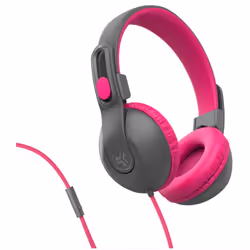 JLab JBuddies Studio 2 Headset Wired Head-band Calls/Music Grey, Pink