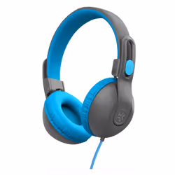 JLab JBuddies Studio 2, Wired, Calls/Music, 20 - 20000 Hz, Headset, Blue, Grey
