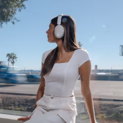 JLab Lux ANC Headset Wireless Head-band Music Bluetooth White - Additional view 5