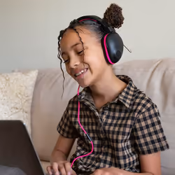 JLab JBuddies Pro Headset Wired Head-band Music/Everyday Black, Pink - Additional view 5