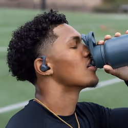 JLab Jbuds Air In-Ear Sports True Wireless Earbuds - Black - Additional view 7