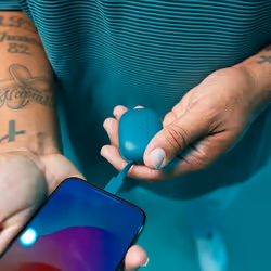 JLab Go Pop ANC Headset True Wireless Stereo (TWS) In-ear Calls/Music Bluetooth Teal - Additional view 4