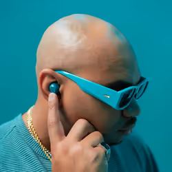JLab Go Pop ANC Headset True Wireless Stereo (TWS) In-ear Calls/Music Bluetooth Teal - Additional view 6