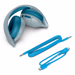 JLab JBuddies Pop Headset Wired & Wireless Head-band Calls/Music USB Type-C Bluetooth Teal - Additional view 3