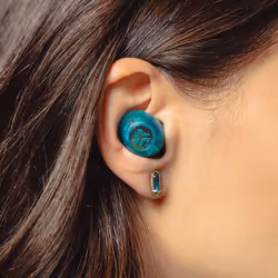 JLab Go Pop ANC Headset True Wireless Stereo (TWS) In-ear Calls/Music Bluetooth Teal, Transparent - Additional view 5