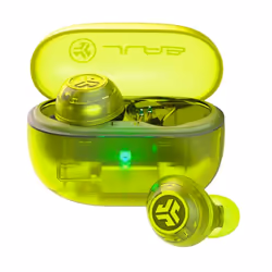 JLab Go Pop ANC, True Wireless Stereo (TWS), 20 - 20000 Hz, Calls/Music, Headset, Teal, Transparent