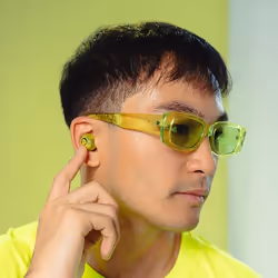 JLab Go Pop ANC Headset True Wireless Stereo (TWS) In-ear Calls/Music Bluetooth Teal, Transparent - Additional view 5