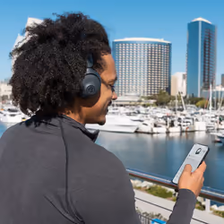 JLab Go Lux ANC Headset Wireless Head-band Calls/Music USB Type-C Bluetooth Graphite - Additional view 2