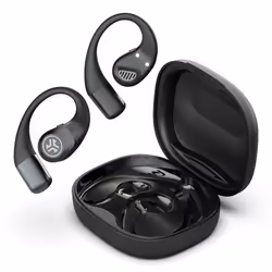 JLab Open Sport, True Wireless Stereo (TWS), 20 - 40000 Hz, Calls/Music/Sport/Everyday, Headset, Black