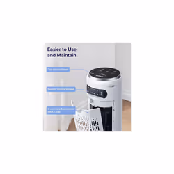 LEVOIT Tower Fan, 28 dB Quiet Electric Cooling Fan for Bedroom, 90 Oscillating Bladeless Fan, 5 Speeds, 4 Modes, 12H Timer, 36 Inch Standing Fan