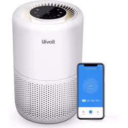 Smart Air Purifier for Bedroom 70mÂ², CADR 170mÂ³/h, Alexa & APP Control with Timer, HEPA Filter with 24dB Quiet Sleep Mode,  ...
