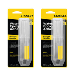 STANLEY Marine-Grade Epoxy - Underwater  Quick Cure  Weather and Temperature Resistant - 0.85 oz - 2 Pack