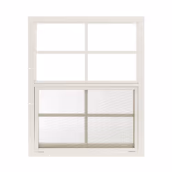 Shed Window 18"" W x 23"" H Flush Mount White for Sheds Playhouses