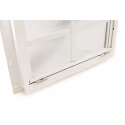 Shed Window 18"" W x 23"" H  Flush Mount White for Sheds  Playhouses