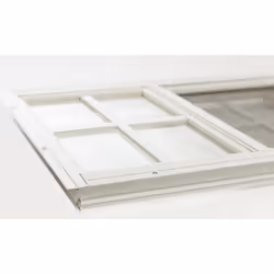 Shed Window 24 W x 27 H  Flush Mount for Sheds  Playhouses  and Chicken Coops 1 PK Black