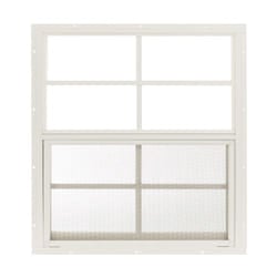 Shed Window 24 W x 27 H  Flush Mount for Sheds  Playhouses  and Chicken Coops 1 PK White