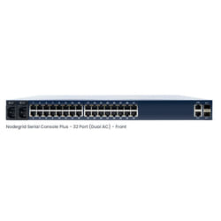 ZPE Nodegrid Serial Console Plus NSC Plus 32-port Cisco Rolled, Dual AC, 2-Core Intel CPU, 4GB DDR4, 16GB encrypted solid-state storage, 2 SFP+, 2 GbE, 2 USB 3.0, 1 console