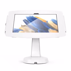 Compulocks Galaxy Tab A8 10.5" Space Enclosure Mast Counter Stand - White