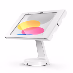 Compulocks iPad 10.9" 10th Gen Swell Enclosure Mast Counter Stand - White, Apple, iPad (10th gen.) | 10.9" | 2022 | A2757, A2 ...