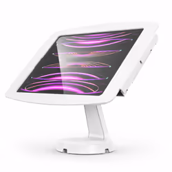 Compulocks iPad Pro 12.9" (3-6th Gen) Space Enclosure Mast Counter Stand - White, 32.8 cm (12.9"), Apple, iPad Pro (3rd gen.) ...