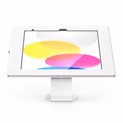 Compulocks iPad 10th-11th (A16) Gen, Apex Enclosure Core Counter Stand or Wall Mount - White