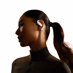 SHOKZ OpenFit 2 Headphones Wireless Ear-hook Calls/Music/Sport/Everyday Beige - Additional view 5