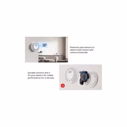 X-Sense SC07 Smoke & Carbon Monoxide Alarm with LCD Display & 10-Year Battery - Additional view 3