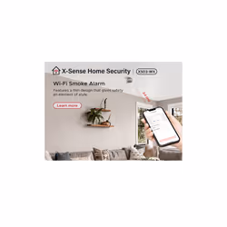X-Sense XS01-WX Smart Smoke Alarm|Replaceable Battery & App Control - Additional view 3