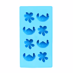 Silver Buffalo Ice Cube Tray  Blue