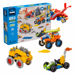 Plus-Plus GO! LEARN TO BUILD VEHICLES SUPER SET, Building set, 5 yr(s), Plastic, 800 pc(s)