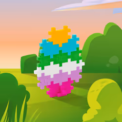 Plus-Plus Easter Egg