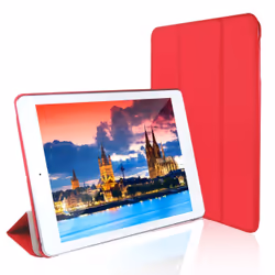 JETech 0466-CS-GOLD-IPAD5-RD tablet case 24.6 cm (9.7") Folio Red