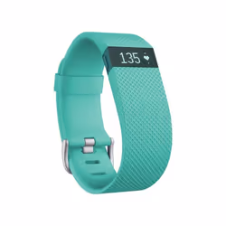 Fitbit Charge HR Wireless Heart Rate & Activity Wristband (Teal,Large)